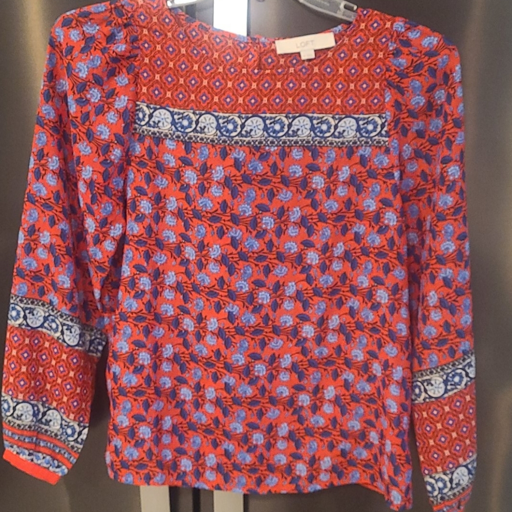 Loft long sleeve blouse